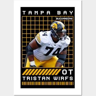 TRISTAN WIRFS - OT - TAMPA BAY BUCCANEERS Posters and Art